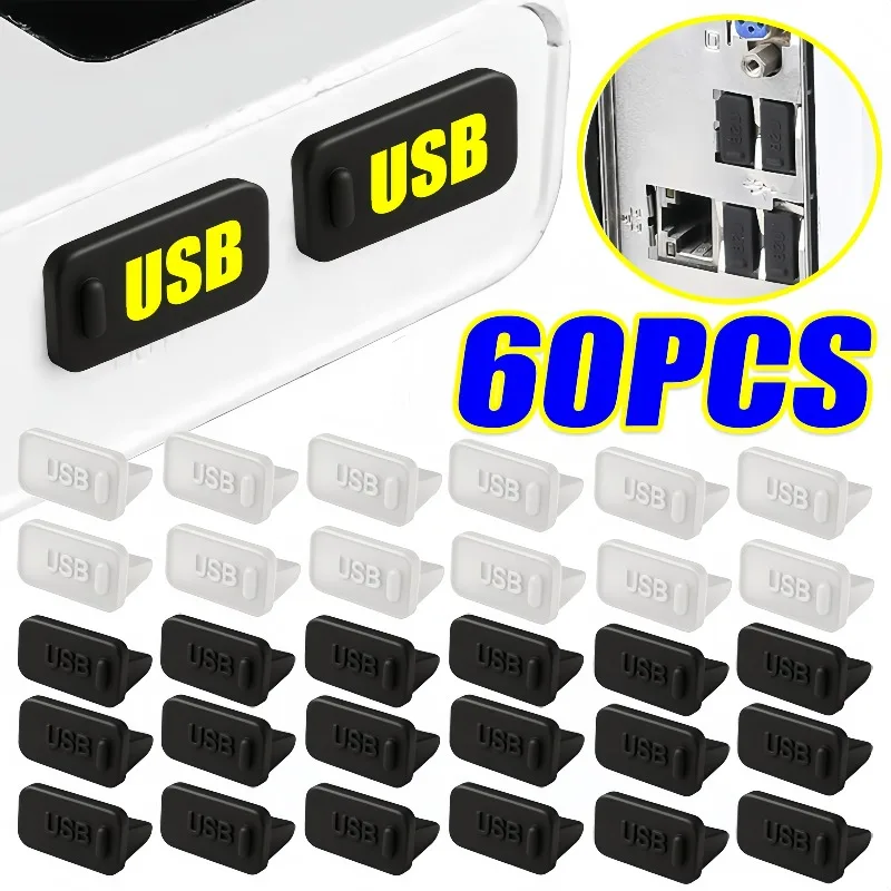 Laptop Accessories Protector - Silicone USB Port Dust Plug Anti-Dust