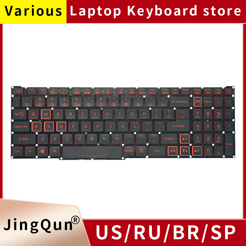 Laptop Accessories Acer - US Russian Laptop Keyboard Backlight For