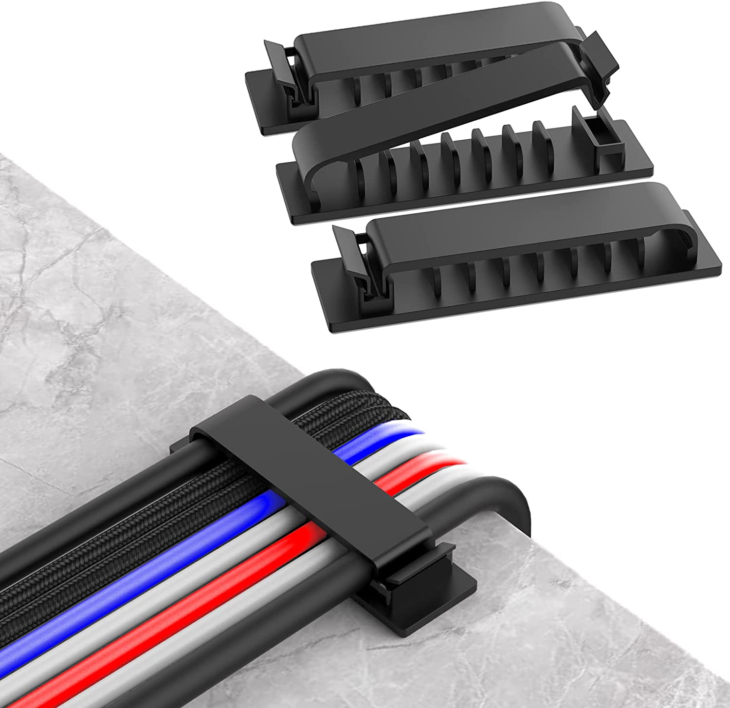 Keyboard Cover Silicone - Cable Organizer Cord Management Wire Holder