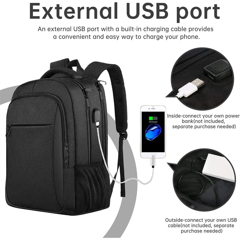 Anti Theft USB Waterproof Hard - Laptop Backpack Anti Theft ulasan dan harga