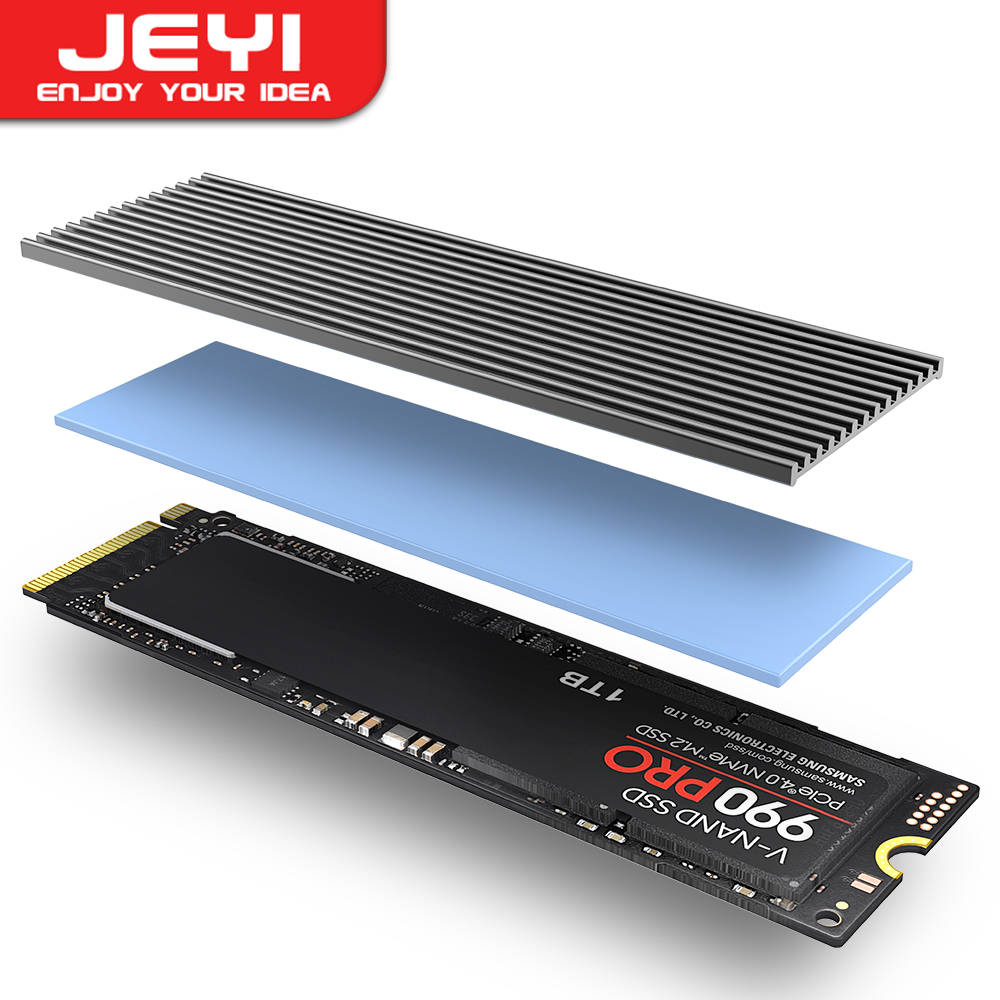 JEYI M.2 SSD Heatsink, Aluminu - External Nvme Ssd ulasan dan harga