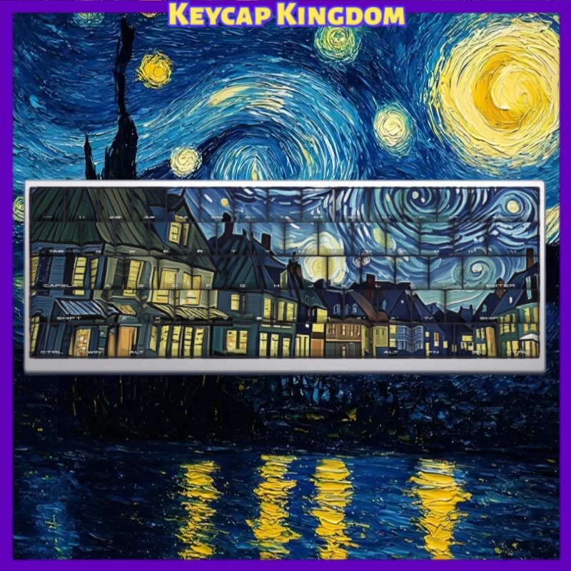 Van Gogh Starry Sky Theme Keyc - Laptop Accessories For Gift ulasan dan harga