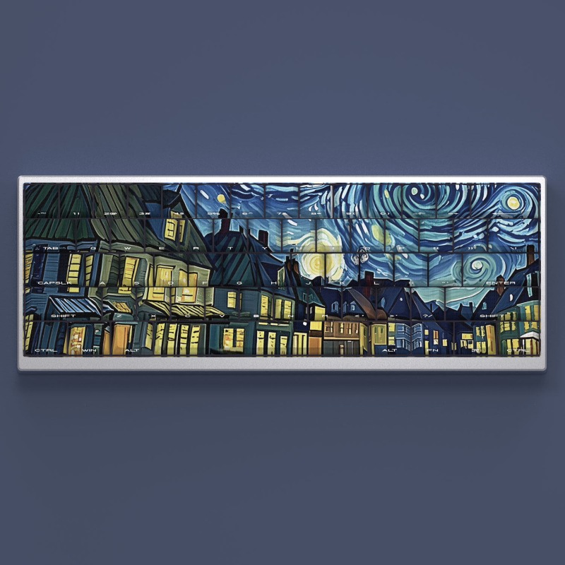 Van Gogh Starry Sky Theme Keyc - Laptop Accessories For Gift ulasan dan harga