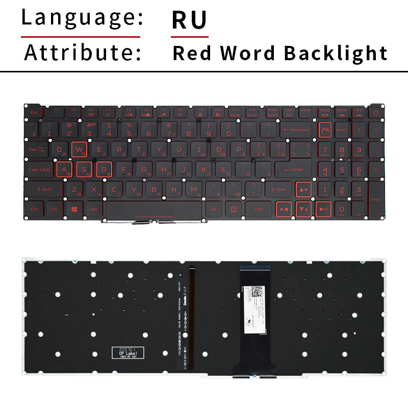 US Russian Laptop Keyboard Bac - Laptop Accessories Acer ulasan dan harga