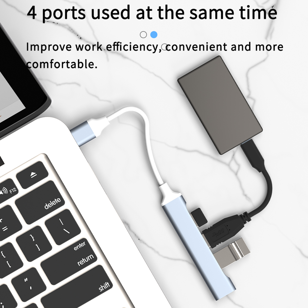 USB C HUB 3.0 Type C 3.1 3/4 P - Mac Laptop Accessories ulasan dan harga