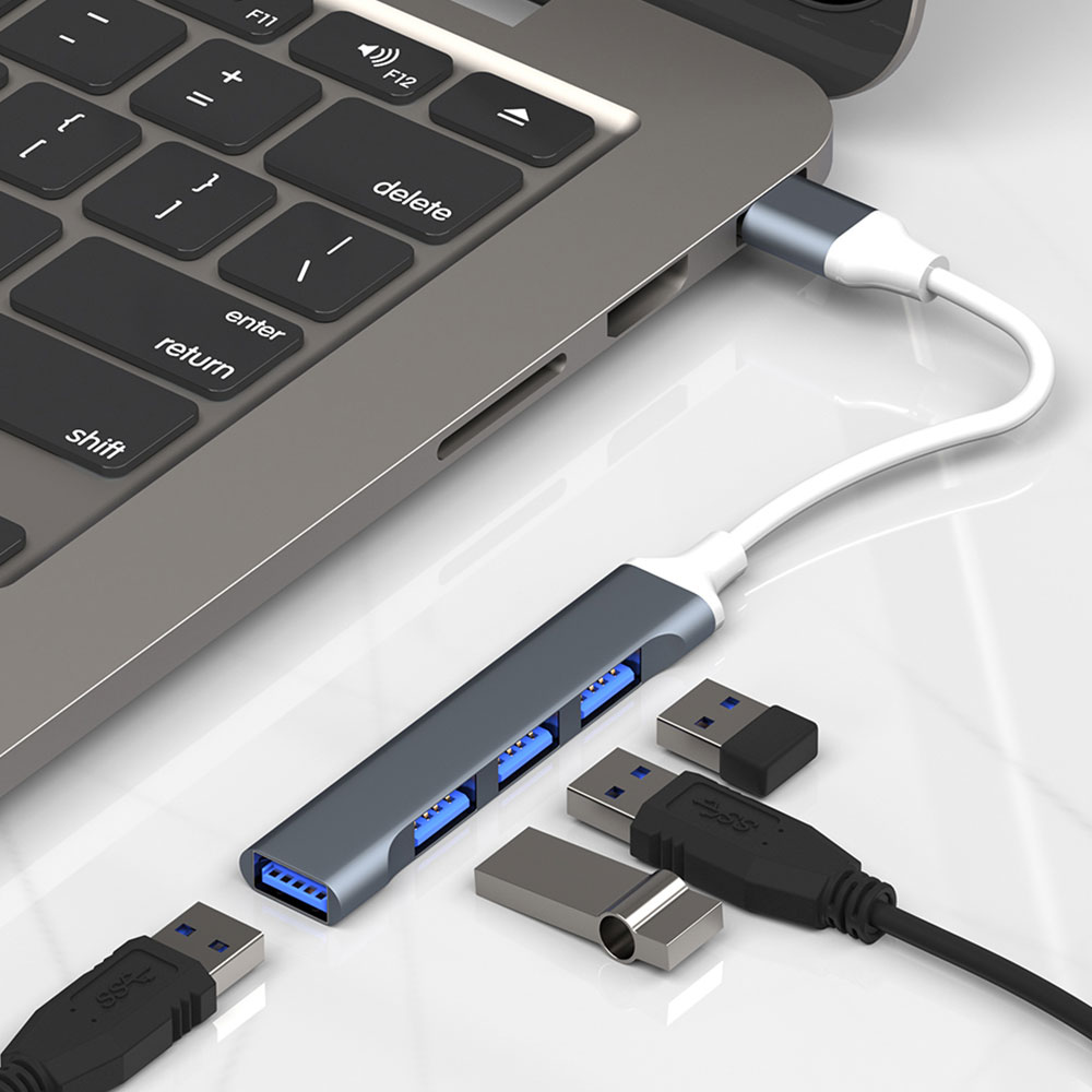 USB C HUB 3.0 Type C 3.1 3/4 P - Mac Laptop Accessories ulasan dan harga