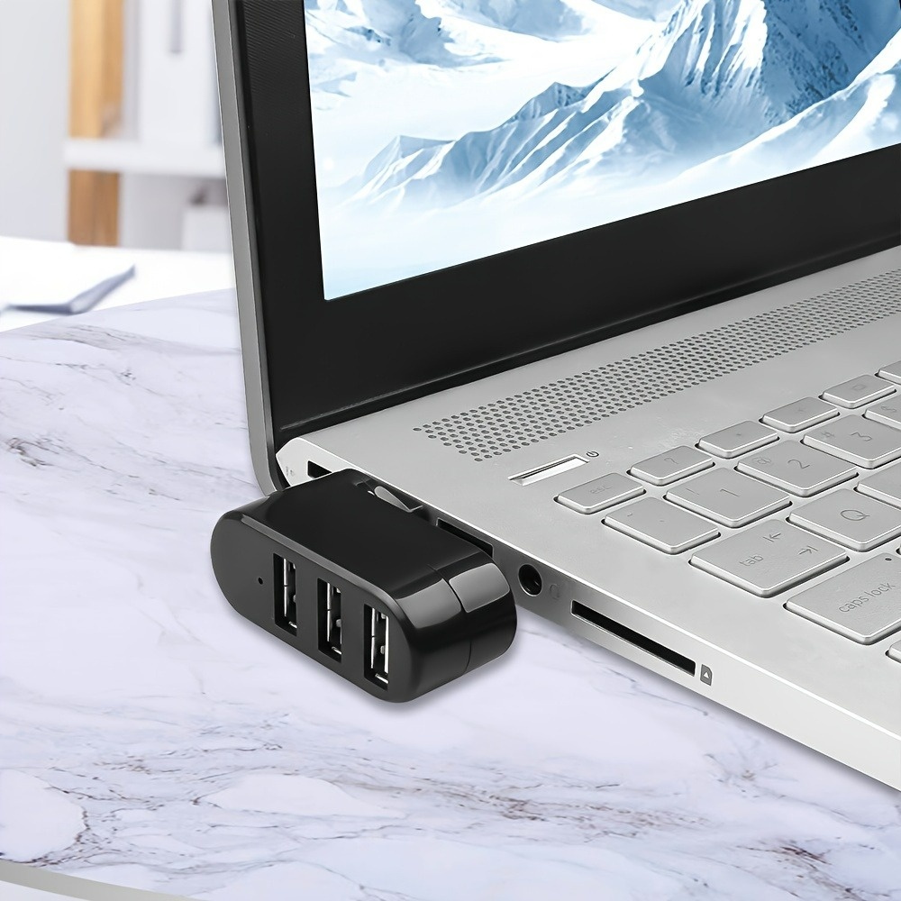 USB 2.0 Hub 3 Ports 180° Rotat - Mac Laptop Accessories ulasan dan harga
