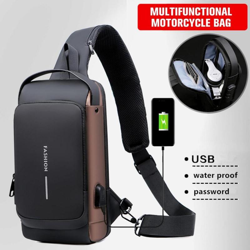 Password Lock Anti-theft Men's - Laptop Backpack Anti Theft ulasan dan harga