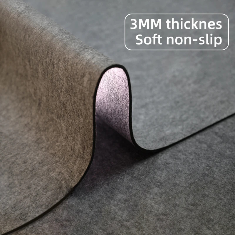 Wool Felt Mouse Pad Office Com - Laptop Accessories Protector ulasan dan harga