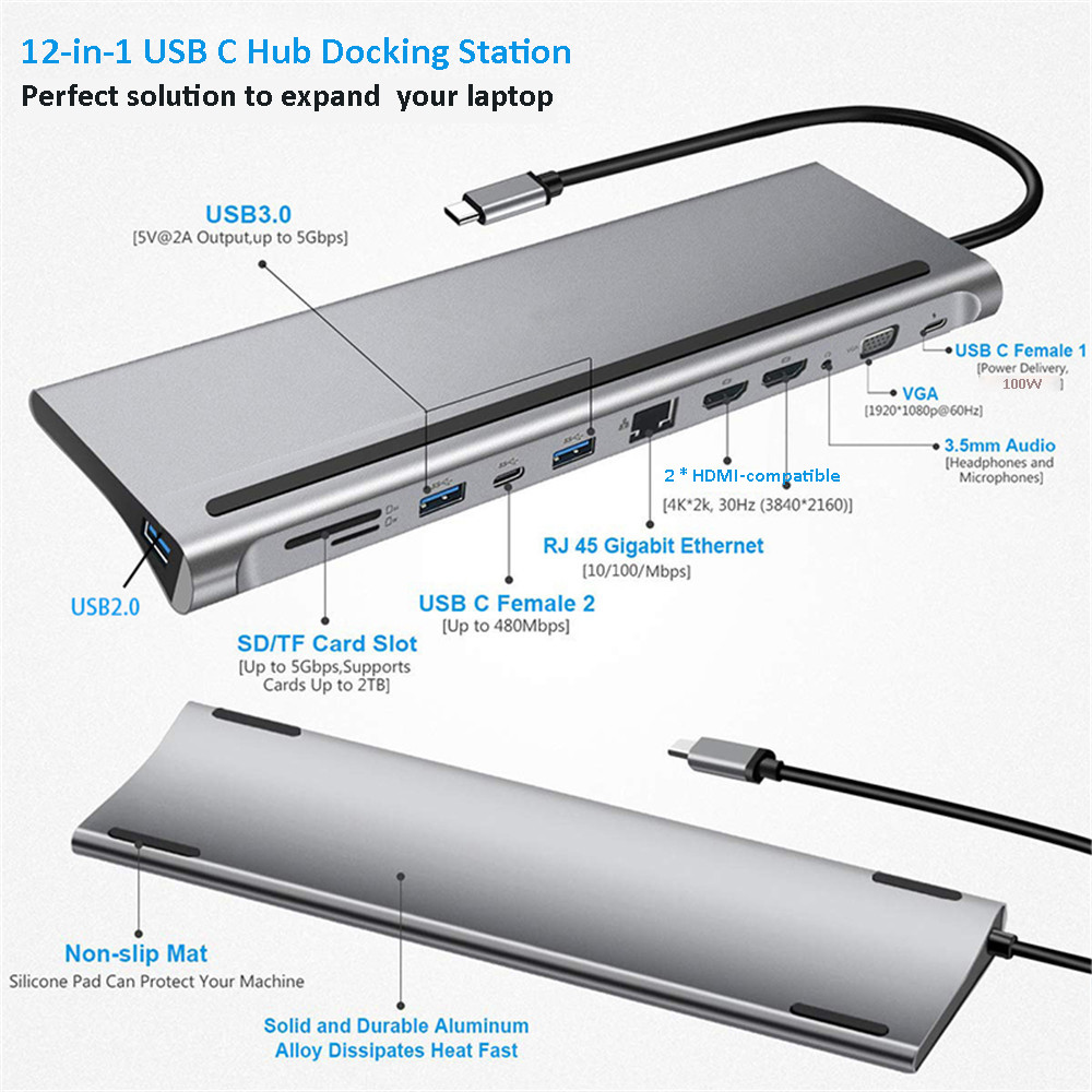 MZX USB Multi-hub Docking Stat - Mac Laptop Accessories ulasan dan harga