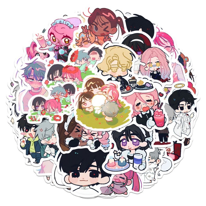 80Pcs/set Cartoon Anime Alien  - Laptop Accessories For Gift ulasan dan harga