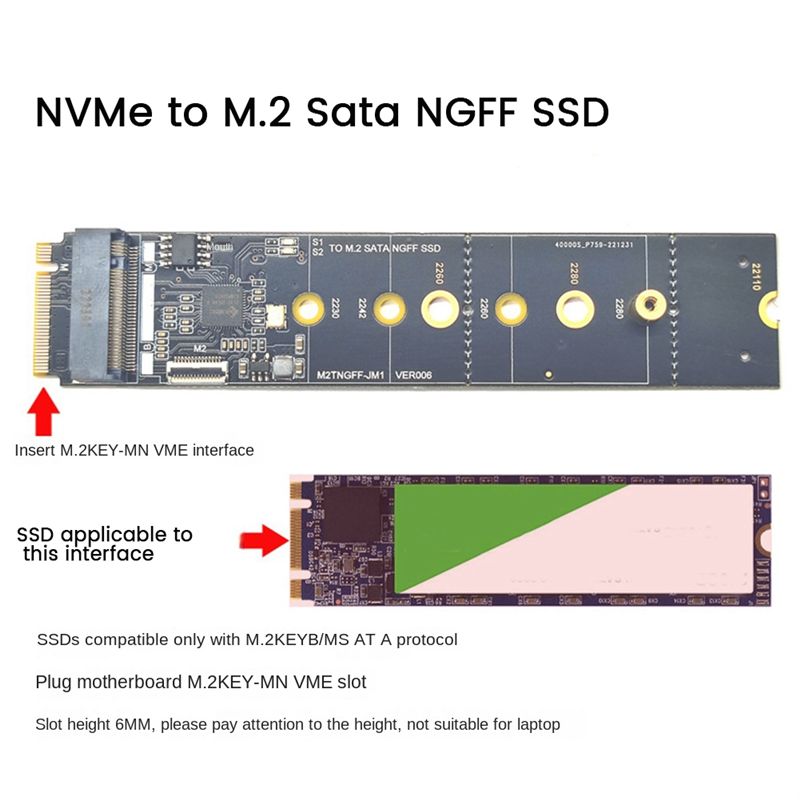 SWXF M2 KEY-M NVME PCI-E to SA - External Nvme Ssd ulasan dan harga