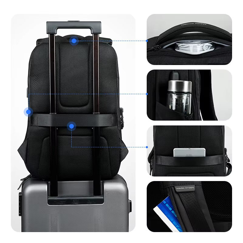 Mark Ryden Men Backpack Busine - Laptop Backpack Anti Theft ulasan dan harga