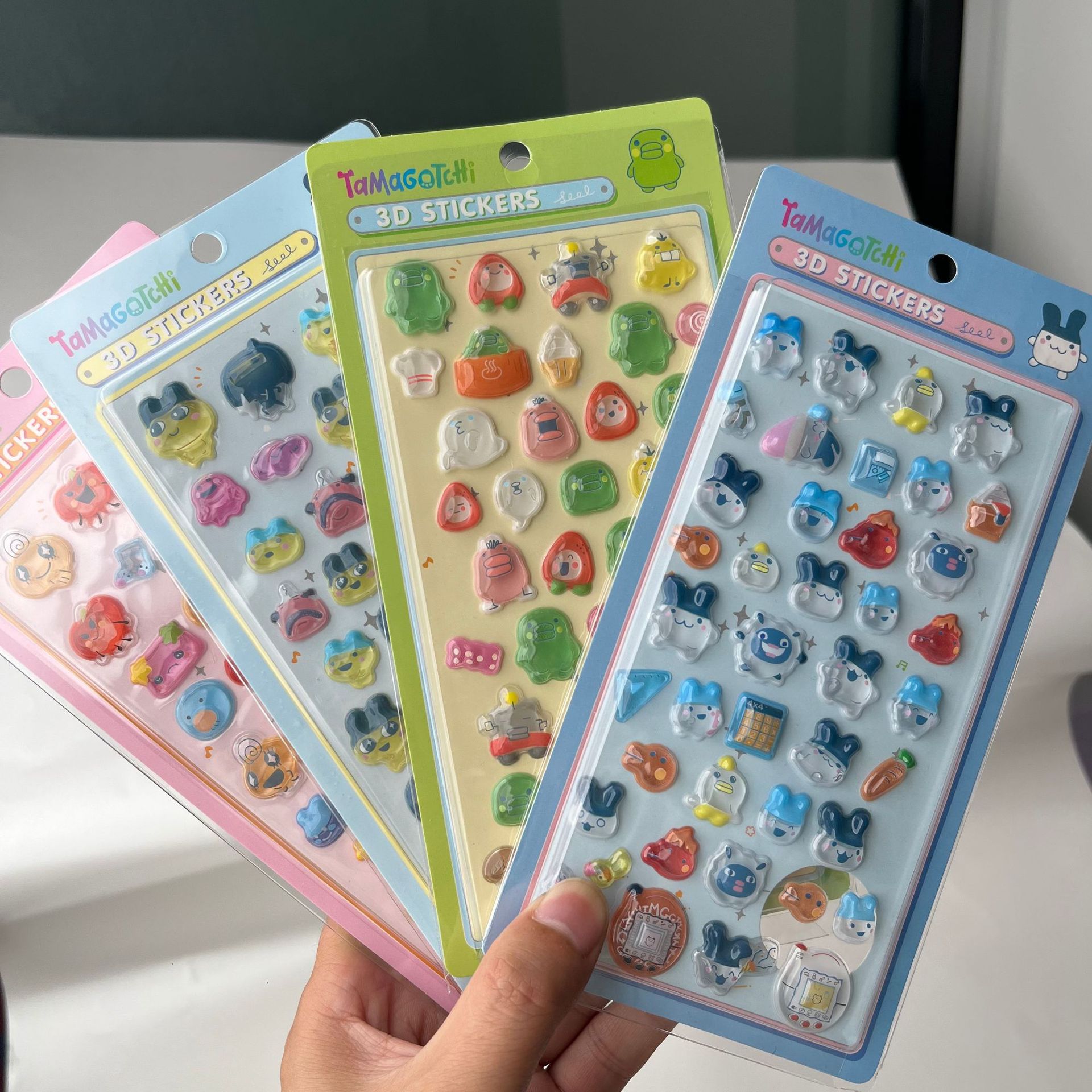 Cute Tamagotchi 3D Puffy Stick - Laptop Accessories For Gift ulasan dan harga