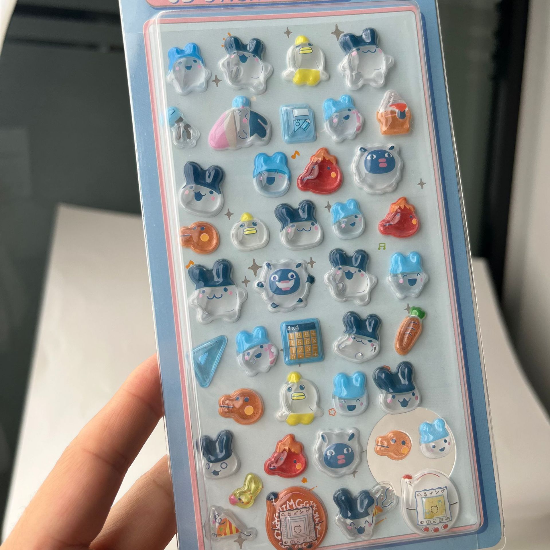Cute Tamagotchi 3D Puffy Stick - Laptop Accessories For Gift ulasan dan harga