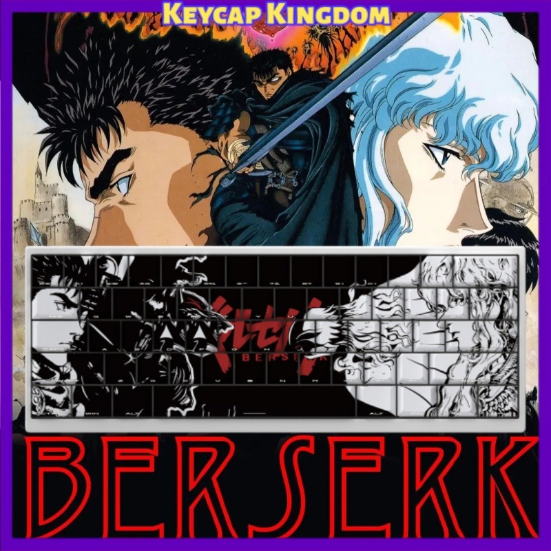 BERSERK Theme Anime Keycap 98  - Laptop Accessories For Gift ulasan dan harga