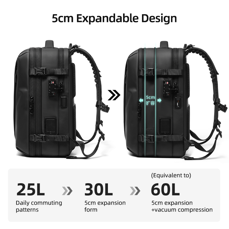 Men Travel Backpack One Click  - Laptop Backpack Anti Theft ulasan dan harga