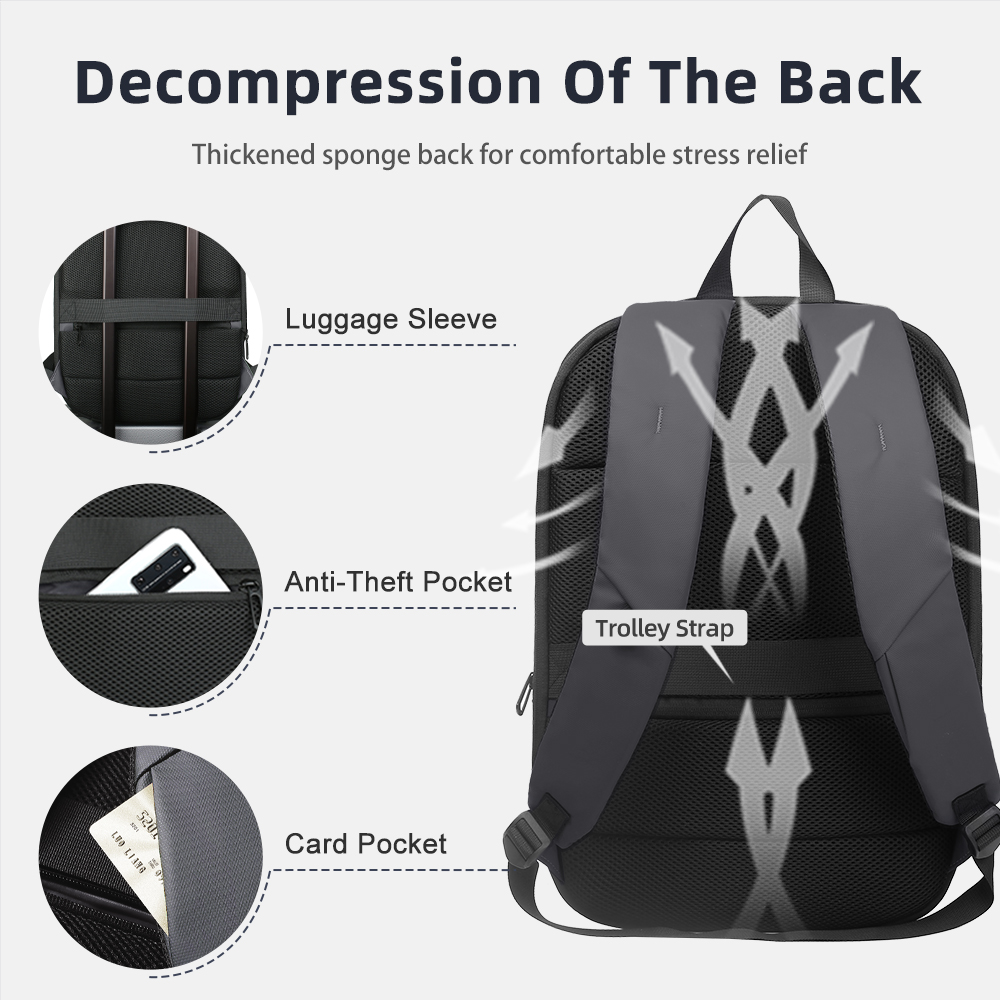 HK Business Backpack for Men 1 - Laptop Backpack Anti Theft ulasan dan harga