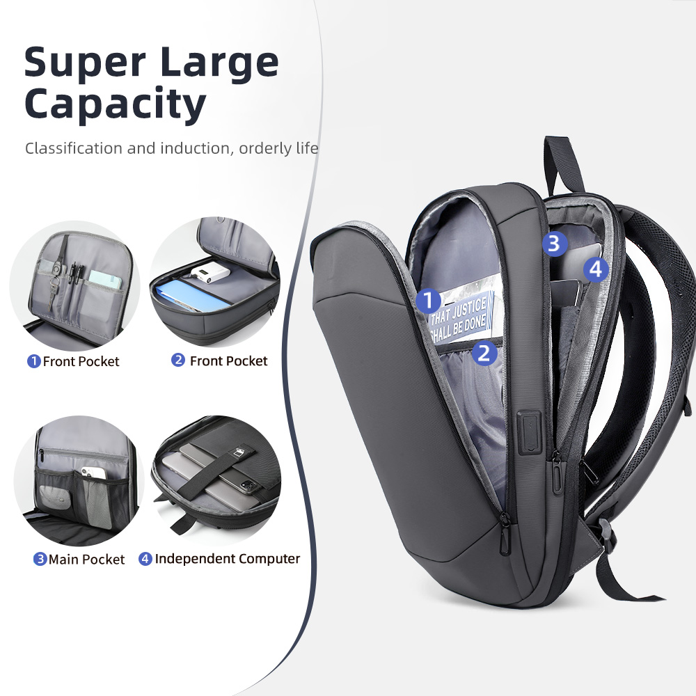 HK Business Backpack for Men 1 - Laptop Backpack Anti Theft ulasan dan harga