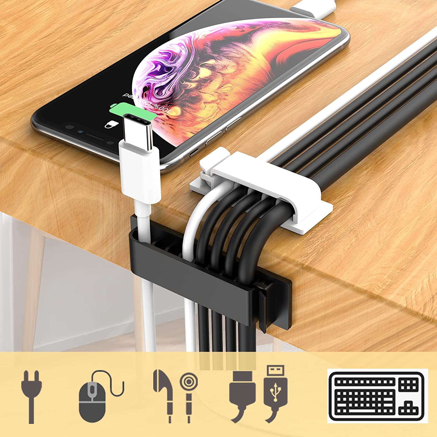 Cable Organizer Cord Managemen - Keyboard Cover Silicone ulasan dan harga
